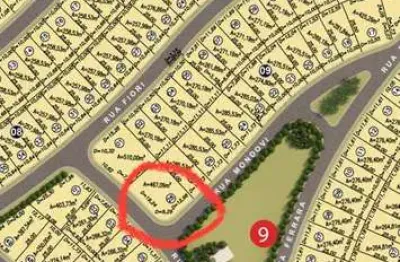 Ágio jardins parma - lote de esquina frente para praça diversão - nascente lote à venda, 467.09 por r$ 425.000 no setor jardins parma st14544