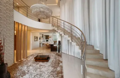 Sobrado a venda 5 suítes jardins lisboa casa em condomínio com 5 quarto(s) e 7 banheiro(s) à venda, 470.33 por r$ 4.100.000 no setor jardins lisboa au27354