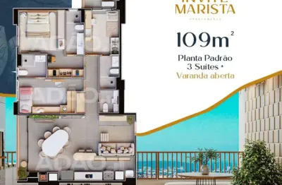 Ágio invite marista apartamento com 3 quarto(s) e 4 banheiro(s) à venda, 109.29 por r$ 1.047.000 no setor setor marista ax27665