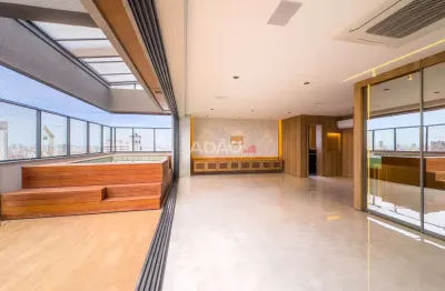 Cobertura 4 suítes / 324m² com piscina e churrasqueira a carvão na varanda - setor marista  cobertura com 4 quarto(s) e 6 banheiro(s) à venda, 324 por r$ 5.200.000 no setor setor marista ad27964