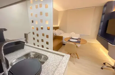 Studio 1 quarto- blend marista  flat com 1 quarto(s) e 1 banheiro(s) à venda, 28 por r$ 365.000 no setor setor marista au29085