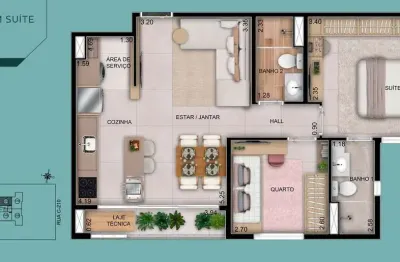 Ágio apartamento 2 quartos 60m² apartamento com 2 quarto(s) e 2 banheiro(s) à venda, 60 por r$ 475.000 no setor jardim américa ad29718