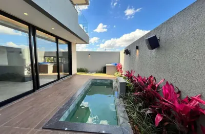 Sobrado novo com armários no jardins versalhes casa em condomínio com 3 quarto(s) e 4 banheiro(s) à venda, 219.15 por r$ 1.990.000 no setor polo empresarial de goiás au30258
