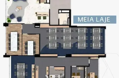 Ágio sala comercial ( meia lage - 5 salas juntas ) metropolitan bueno sala comercial com null quarto(s) e null banheiro(s) à venda, 219.74 por r$ 2.988.464 no setor setor bueno au30349