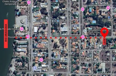 Lote 500m² em aruanã, próximo ao rio araguaia. lote à venda, 500 por r$ 120.000 no setor loteamento karajas in31846