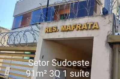 Setor sudoeste - res. mafrata apartamento com 3 quarto(s) e 2 banheiro(s) à venda, 91 por r$ 430.000 no setor setor sudoeste st31524