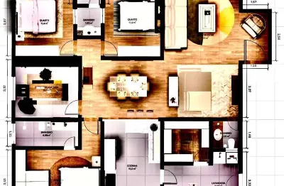 Apartamento a venda com 160m², 3 quartos + office  apartamento com 3 quarto(s) e 3 banheiro(s) à venda, 160 por r$ 800.000 no setor setor oeste st32330