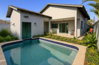Casa térrea - 416 m² 4 quartos - jardins madri casa em condomínio com 4 quarto(s) e 4 banheiro(s) à venda, 201 por r$ 1.190.000 no setor jardins madri au32454