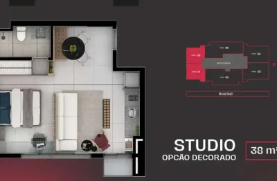 Ágio ágio - liv urban - marista apartamento com 1 quarto(s) e 1 banheiro(s) à venda, 38 por r$ 415.000 no setor setor marista vt23061