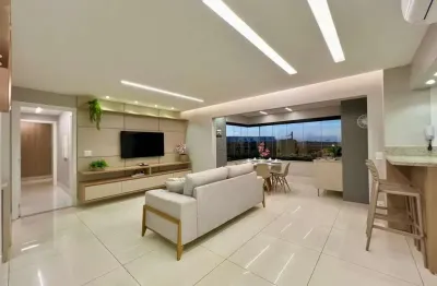 Ibirapuera mobiliado - 3 suítes apartamento com 3 quarto(s) e 4 banheiro(s) à venda, 105 por r$ 899.000 no setor park lozandes vt24099