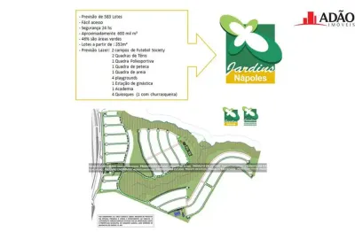 Ágio vende-se ágio lote jardins nápoles 360m² lote à venda, 360 por r$ 410.000 no setor jardins nápoles ad32942