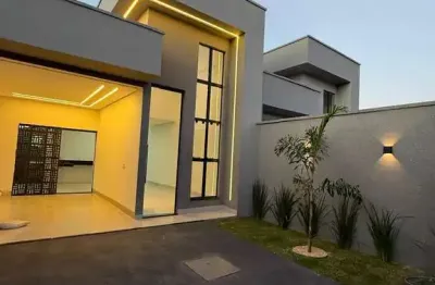 Casa  nova de 150m2 com 3 quartos.  casa de rua com 3 quarto(s) e 2 banheiro(s) à venda, 102.85 por r$ 490.000 no setor loteamento tropical verde vn32929