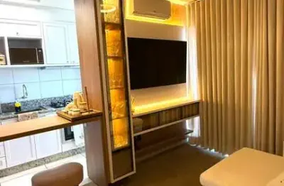 Apartamento 2 quartos - 1 suíte - edificio solar amazonia - parque amazonia apartamento com 2 quarto(s) e 2 banheiro(s) à venda, 64 por r$ 590.000 no setor parque amazônia ad33509