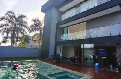 Sobrado alto padrão cond. do lago casa em condomínio com 4 quarto(s) e 7 banheiro(s) à venda, 525 por r$ 3.800.000 no setor condomínio do lago 2ª etapa ax33864