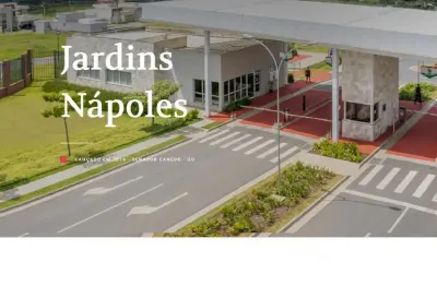 Lote no jardins nápoles lote à venda, 409 por r$ 490.000 no setor jardins nápoles av34018