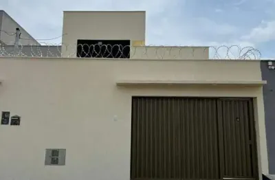 Oportunidade! casa nova 3 qtos, terreno 198 m² e churrasqueira a carvão casa de rua com 3 quarto(s) e 2 banheiro(s) à venda, 118 por r$ 442.000 no setor parque veiga jardim ad34319