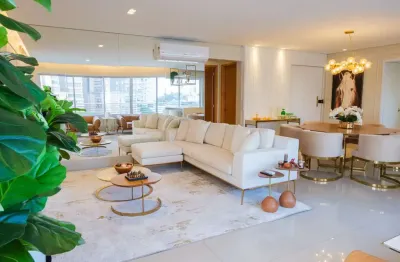 Apartamento de alto padrão no setor marista  imóvel todo planejado e mobiliado  apartamento com 3 quarto(s) e 5 banheiro(s) à venda, 150 por r$ 1.850.000 no setor setor marista in34294