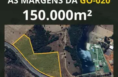 Área exclusiva na go-020 área / terreno à venda, 150000 por r$ 20.000.000 no setor zona rural vn34876