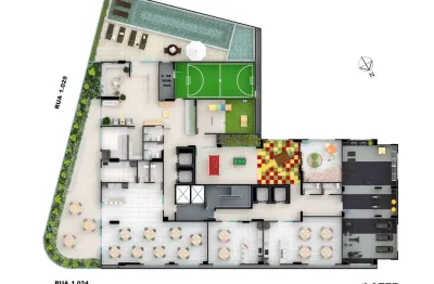 Apt 3q suítes novo próximo ao pq areião apartamento com 3 quarto(s) e 3 banheiro(s) à venda, 96.28 por r$ 950.000 no setor setor pedro ludovico ad35113