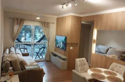 Apartamento com 3 dormitórios à venda, 70 m² por r$ 565.000,00 - premiere morumbi - paulínia/sp