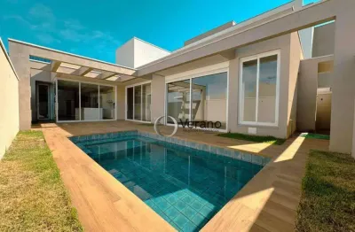 Casa com 4 dormitórios à venda, 213 m² por r$ 2.250.000,00 - condomínio residencial santorini - paulínia/sp