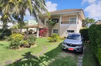 Casa com 4 dormitórios à venda, 400 m² por r$ 1.600.000,00 - catu de abrantes - lauro de freitas/ba