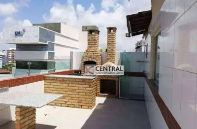 Cobertura com 4 dormitórios à venda, 117 m² por r$ 675.000,00 - lauro de freitas - lauro de freitas/ba