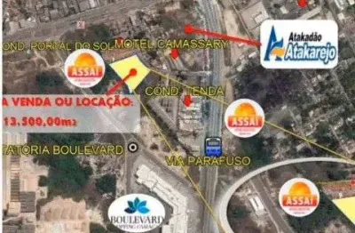 Terreno à venda, 13500 m² por r$ 7.000.000,00 - camaçari de dentro - camaçari/ba