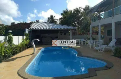 Casa com 5 dormitórios à venda, 600 m² por r$ 1.350.000,00 - aldeias do jacuipe - camaçari/ba