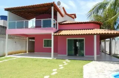 Casa com 4 dormitórios à venda, 330 m² por r$ 700.000,00 - arembepe - camaçari/ba