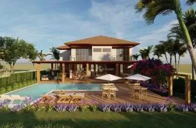 Casa com 7 dormitórios à venda, 470 m² por r$ 4.000.000,00 - praia do forte - mata de são joão/ba