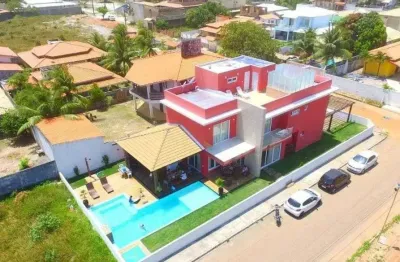 Casa com 4 dormitórios à venda, 500 m² por r$ 1.500.000,00 - barra do jacuípe - camaçari/ba