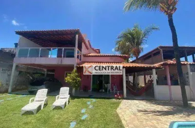 Casa com 4 dormitórios à venda, 480 m² por r$ 690.000,00 - abrantes - camaçari/ba