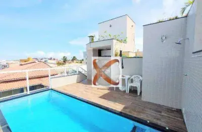 Apartamento com 6 dormitórios à venda, 280 m² por r$ 910.000,00 - itapuã - salvador/ba