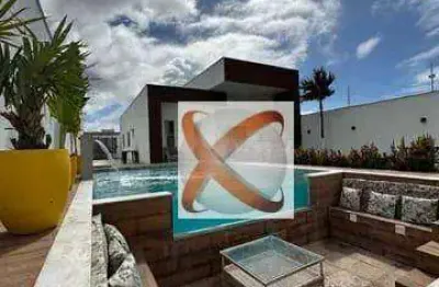 Casa com 3 dormitórios à venda, 300 m² por r$ 630.000,00 - arembepe - camaçari/ba