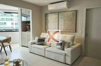 Apartamento com 2 dormitórios à venda, 85 m² por r$ 895.000,00 - caminho das árvores - salvador/ba