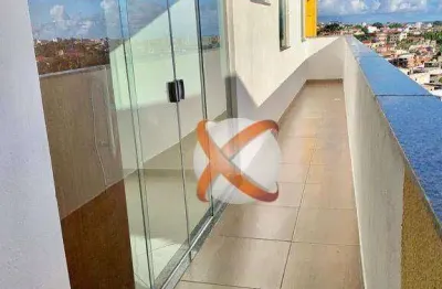 Apartamento com 3 dormitórios à venda, 91 m² por R$ 270.000,00 - Itapuã - Salvador/BA