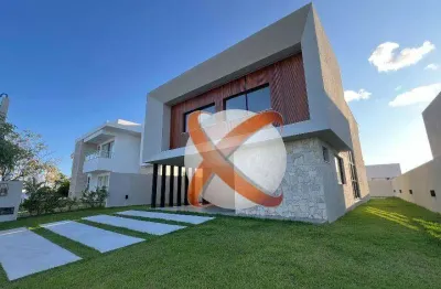 Casa com 4 dormitórios à venda, 280 m² por r$ 1.800.000,00 - alphaville - camaçari/ba