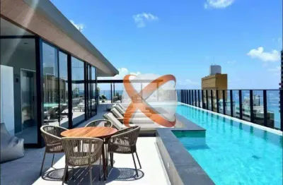 Studio com 1 dormitório para alugar, 27 m² por r$ 4.500,00/mês - vitória - salvador/ba