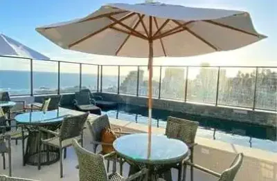 Apartamento com 1 dormitório para alugar, 25 m² por r$ 3.599,00/mês - barra - salvador/ba