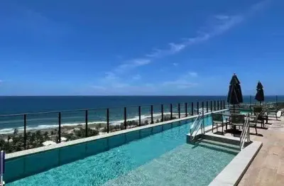 Apartamento tipo studio com 1 dormitório à venda, 25 m² por r$ 300.000 - itapuã - salvador/ba