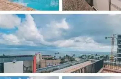 Apartamento com 1 dormitório para alugar, 40 m² por r$ 2.500,00/mês - ondina - salvador/ba