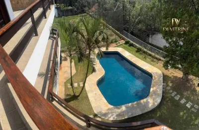 Casa com 4 dormitórios, 400 m² - venda por r$ 1.800.000,00 ou aluguel por r$ 16.502,00/mês - jardim samambaia i - mairiporã/sp