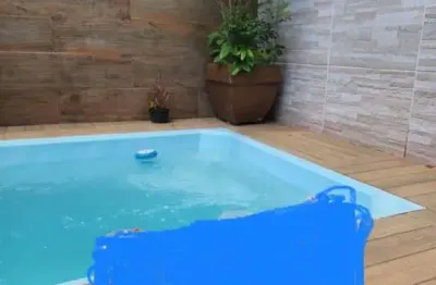 Vendo sobrado com piscina -  3 dormitórios  200 m² por r$ 750.000 - jardim bela vista  - guarulhos/sp - estuda permuta por apto com varanda goumert