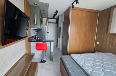 Studio com 1 dormitório para alugar, 28 m² por r$ 4.124,95/mês - centro - lins/sp