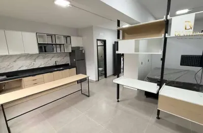 Studio com 1 dormitório para alugar, 27 m² por r$ 2.295,00/mês - vila augusta - guarulhos/sp