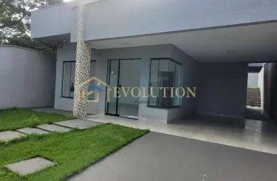 Casa 3 quartos sendo 1 suite em residencial santa fé i, goiânia/go