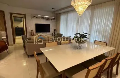 Apartamento 3 suítes mobiliado setor bueno, varanda com churrasqueira a carvão