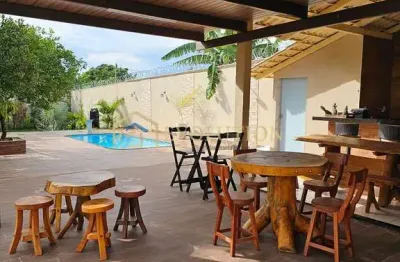 Chácara a venda em aragôiania, 1300m² construída, 980 mil, aceita permuta