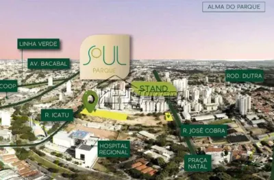 Belo lançamento, apartamento com amplitude e aproveitamento inteligente
